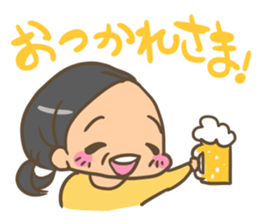 Sticker of Japanese OBACHAMA. sticker #9103742