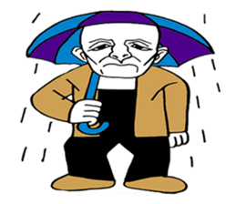 Grandpa  smiled difficult sticker #9103864