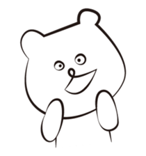 cute white bears Vol.3 sticker #9104409