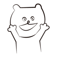 cute white bears Vol.3 sticker #9104412