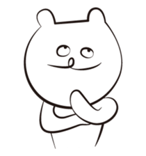 cute white bears Vol.3 sticker #9104413