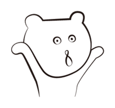 cute white bears Vol.3 sticker #9104414