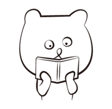 cute white bears Vol.3 sticker #9104416