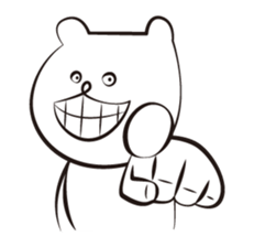 cute white bears Vol.3 sticker #9104417