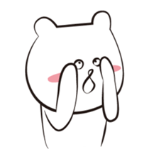 cute white bears Vol.3 sticker #9104423