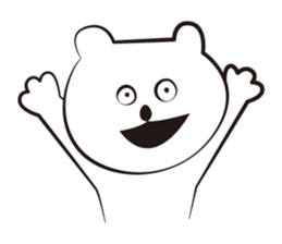 cute white bears Vol.3 sticker #9104424