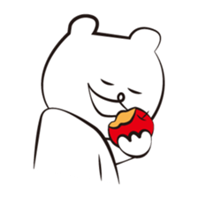 cute white bears Vol.3 sticker #9104432