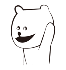 cute white bears Vol.3 sticker #9104433