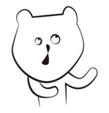 cute white bears Vol.3 sticker #9104435