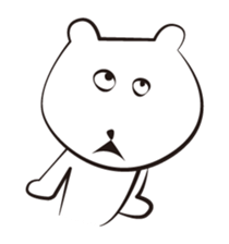 cute white bears Vol.3 sticker #9104438