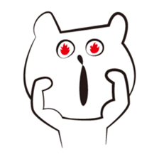 cute white bears Vol.3 sticker #9104441