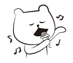 cute white bears Vol.3 sticker #9104443