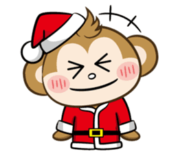 SARU CHAN -Merry Christmas sticker #9104658