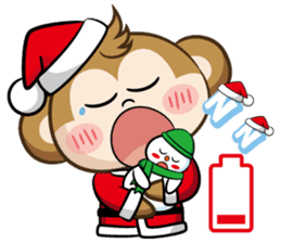 SARU CHAN -Merry Christmas sticker #9104660