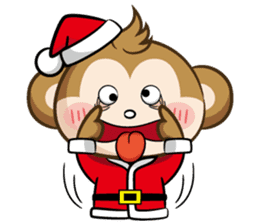 SARU CHAN -Merry Christmas sticker #9104670