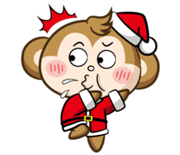 SARU CHAN -Merry Christmas sticker #9104671