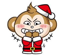 SARU CHAN -Merry Christmas sticker #9104674