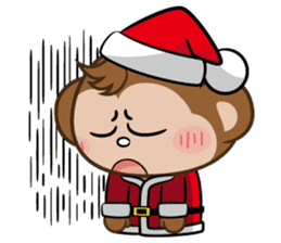 SARU CHAN -Merry Christmas sticker #9104678