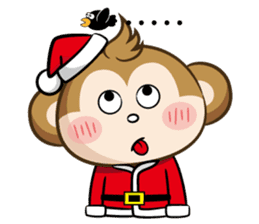 SARU CHAN -Merry Christmas sticker #9104679
