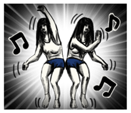 A mysterious woman Hideko sticker #9104791