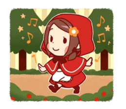 Little Red Riding Hood & Wolf sticker #9105210