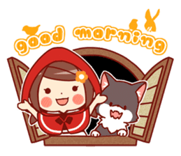 Little Red Riding Hood & Wolf sticker #9105212