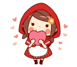 Little Red Riding Hood & Wolf sticker #9105214