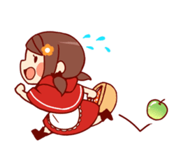 Little Red Riding Hood & Wolf sticker #9105218