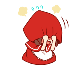 Little Red Riding Hood & Wolf sticker #9105220