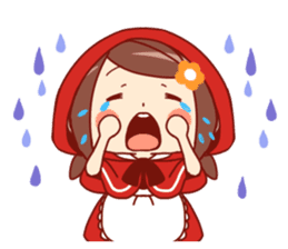 Little Red Riding Hood & Wolf sticker #9105221