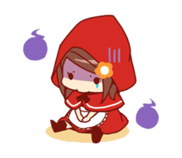 Little Red Riding Hood & Wolf sticker #9105226