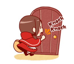 Little Red Riding Hood & Wolf sticker #9105228