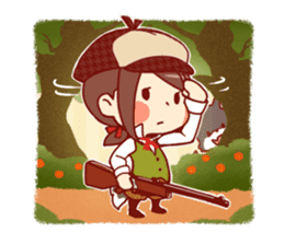 Little Red Riding Hood & Wolf sticker #9105231