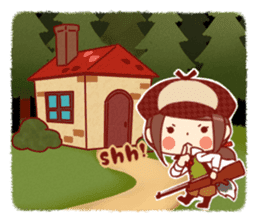 Little Red Riding Hood & Wolf sticker #9105232