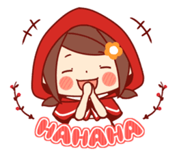 Little Red Riding Hood & Wolf sticker #9105233
