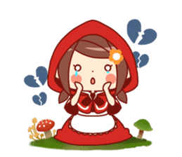 Little Red Riding Hood & Wolf sticker #9105236