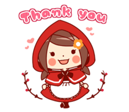 Little Red Riding Hood &  Wolf sticker #9105239