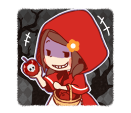 Little Red Riding Hood & Wolf sticker #9105242