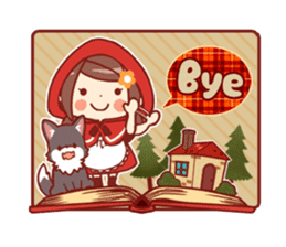 Little Red Riding Hood & Wolf sticker #9105247