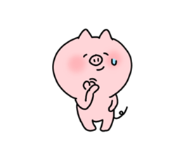 The smile of pig 4 sticker #9105322