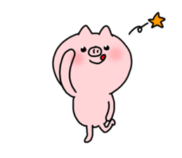 The smile of pig 4 sticker #9105325