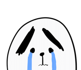 Thick eyebrows seals sticker #9105482