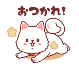 Cheerful Hokkaido dog sticker #9105569