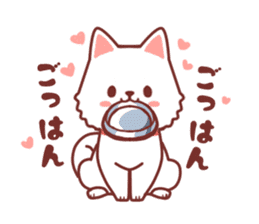 Cheerful Hokkaido dog sticker #9105578