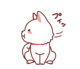 Cheerful Hokkaido dog sticker #9105584