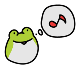 Keko the frog "frog with balloon" sticker #9105531