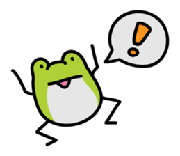 Keko the frog "frog with balloon" sticker #9105537
