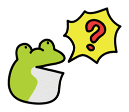 Keko the frog "frog with balloon" sticker #9105542
