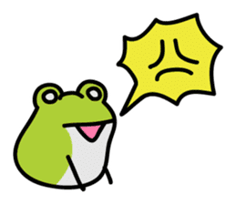 Keko the frog "frog with balloon" sticker #9105551