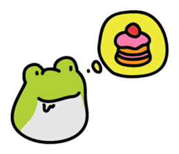 Keko the frog "frog with balloon" sticker #9105553